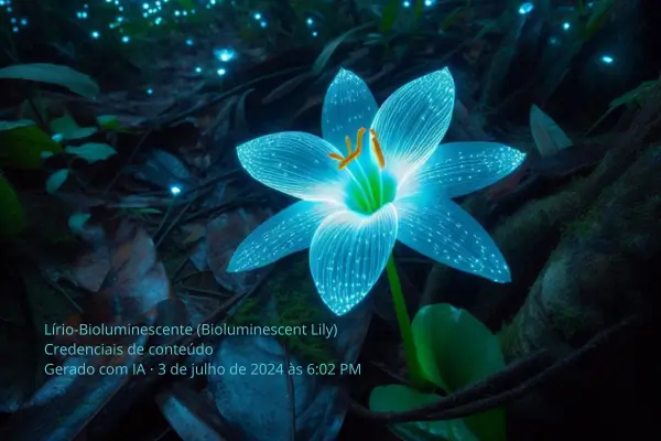 Flores Bioluminescentes: A Magia das Cores em Ambientes Noturnos